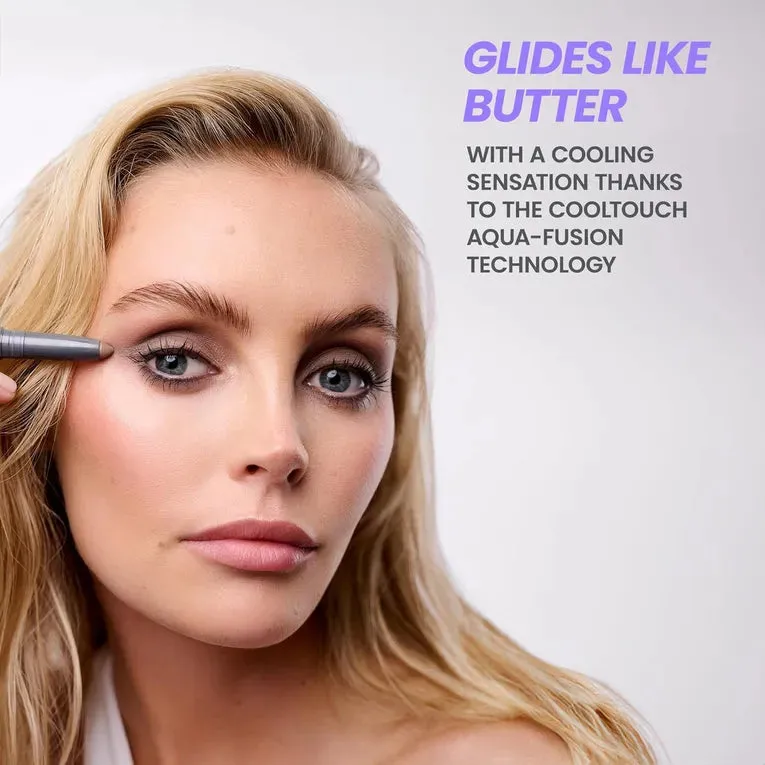 Glides like butter — cooling eyeshadow application
