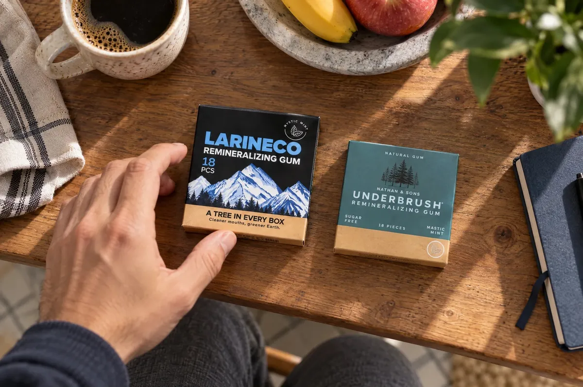 Larineco™ Remineralizing Gum comparison