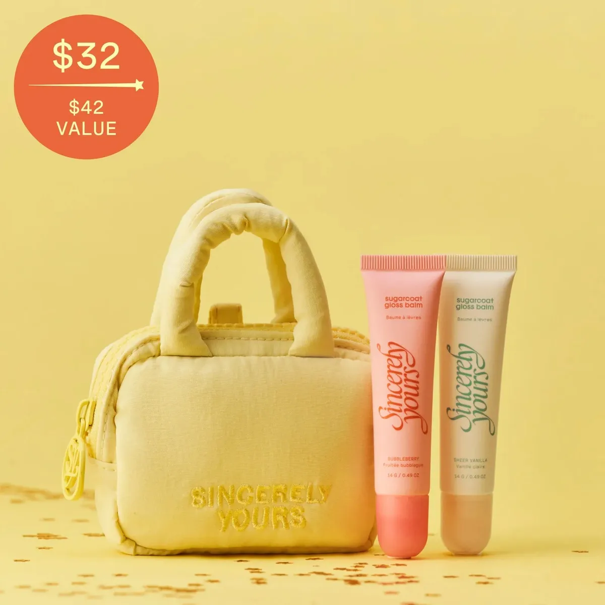 sheer vanilla and bubbleberry gloss balms
