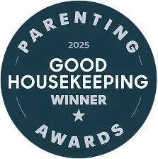 Good Housekeeping 2025 Parenting Awards winner badge