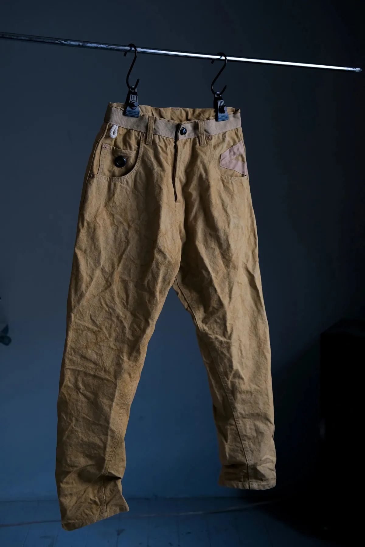Sand Garage Pants detail