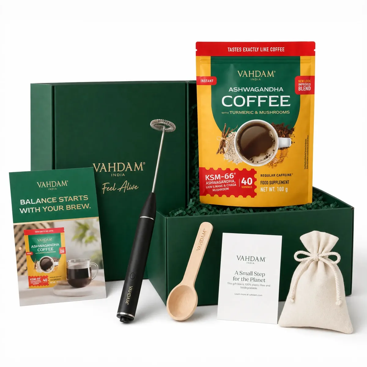 VAHDAM Ashwagandha Coffee starter kit