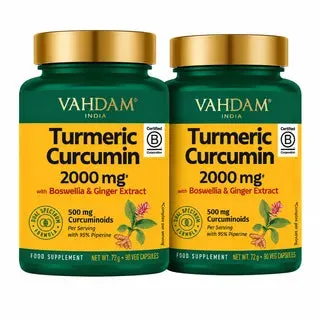 VAHDAM Turmeric Curcumin product information