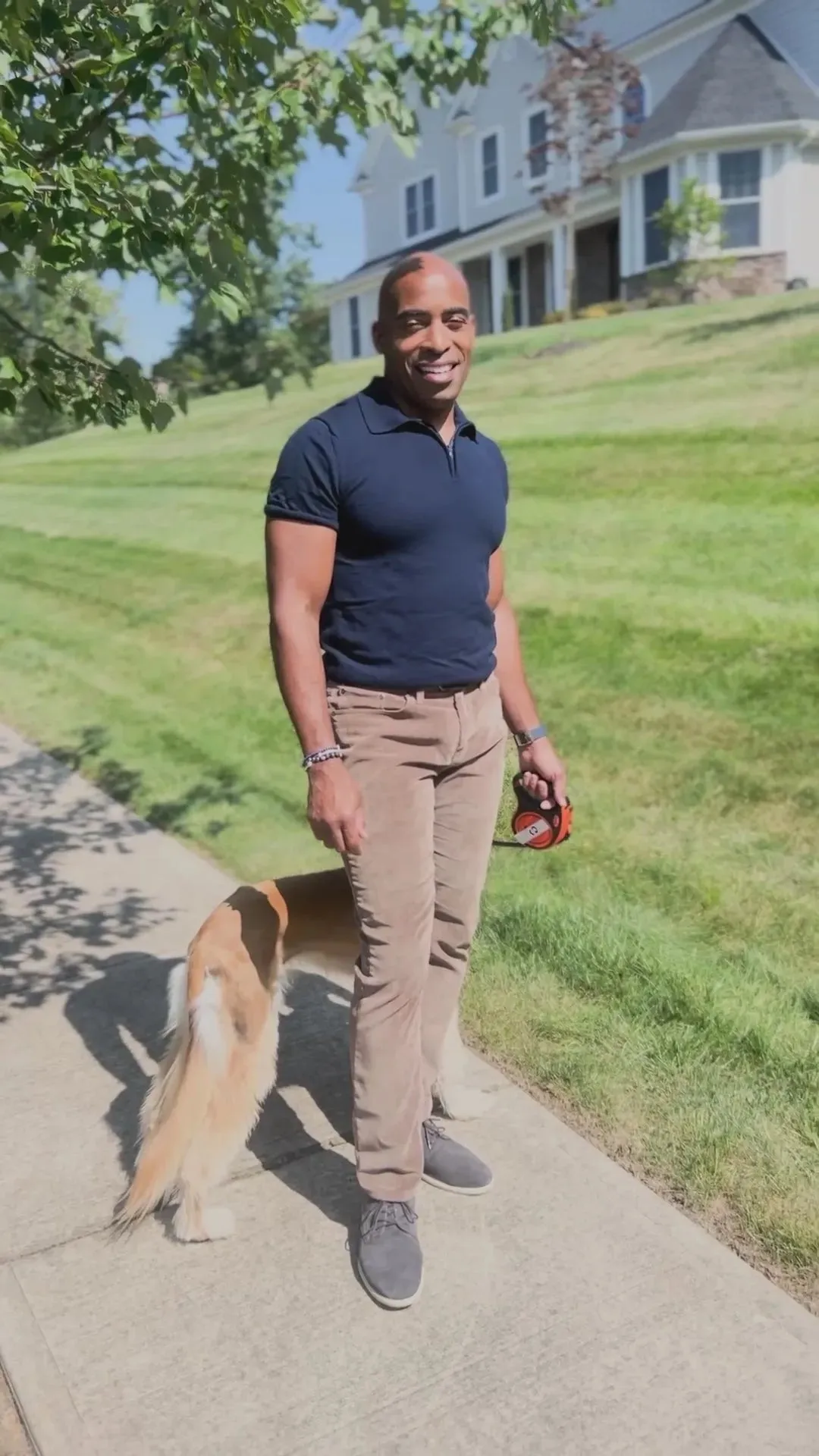 Tiki Barber wearing Amberjack