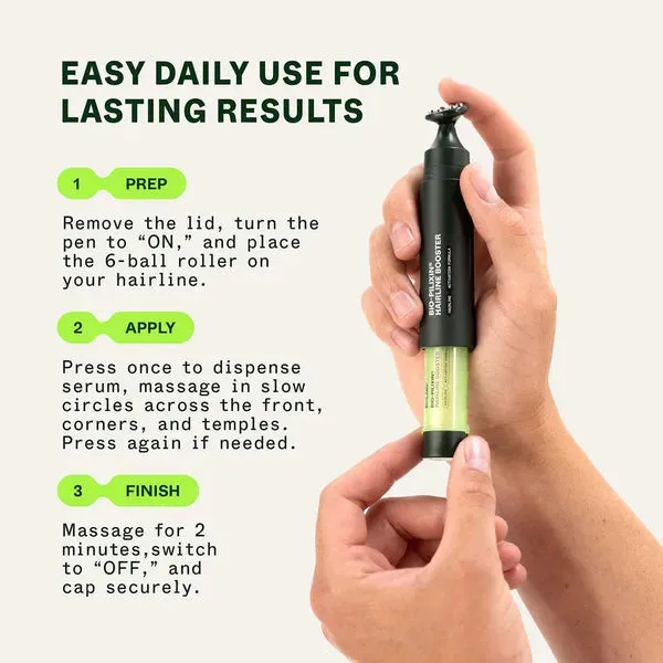 Hairline Booster precision rollerball applicator