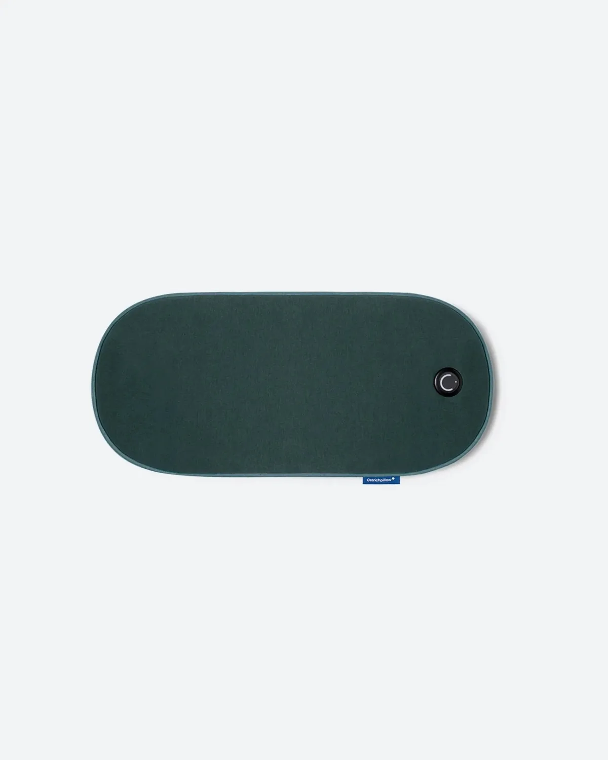 Embrace Heating Pad in Pine Green with its circular heat control