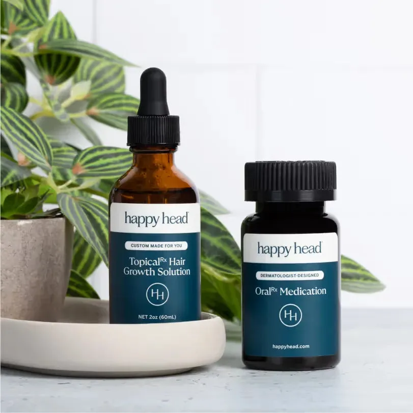 Happy Head prescription hair loss treatment options