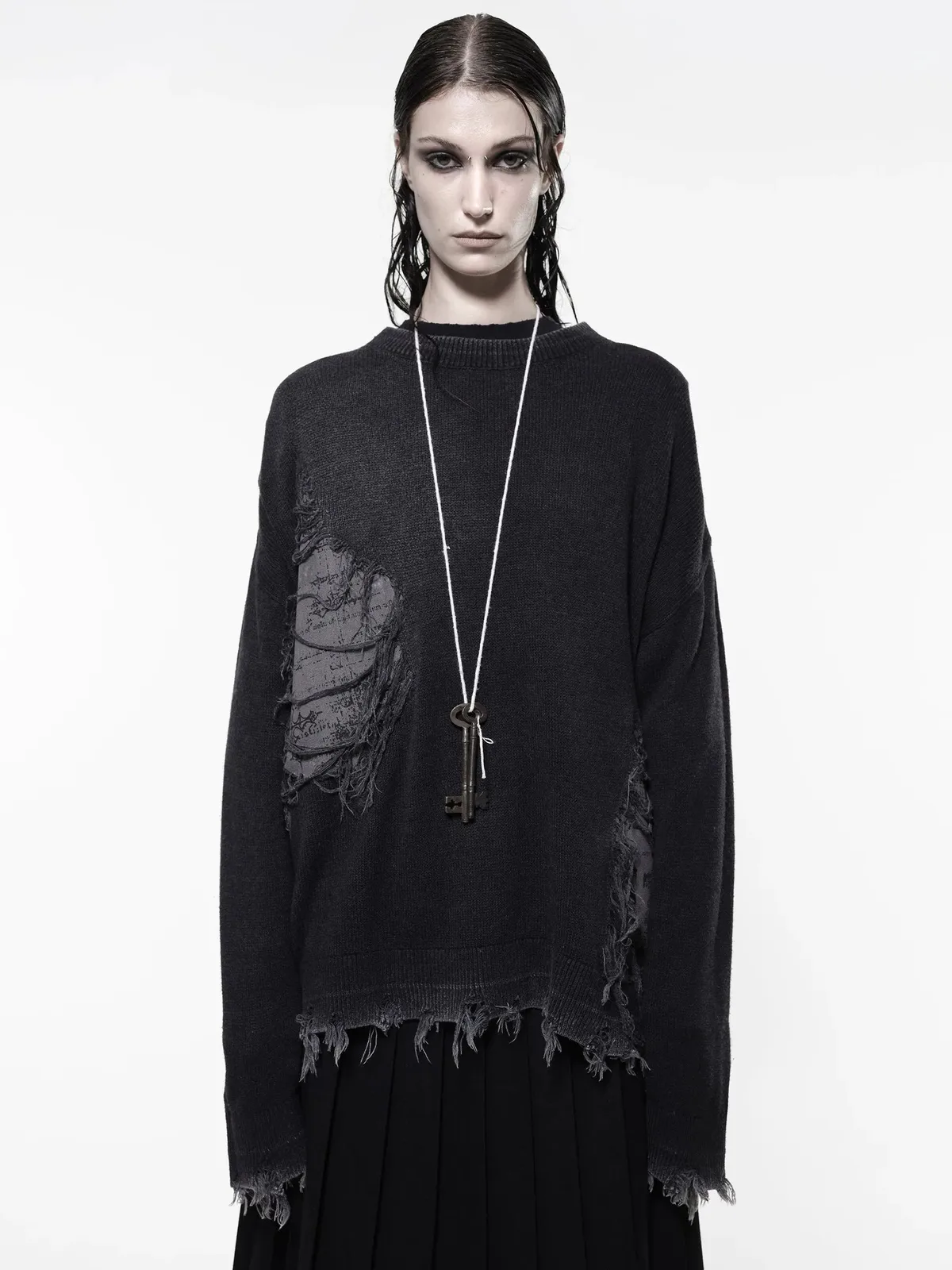 Boxy Talisman Knit worn on a model