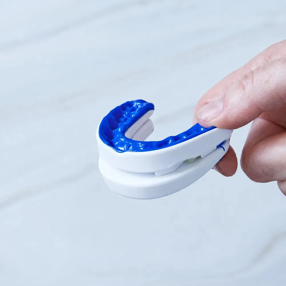 VitalSleep mouthpiece molded to a user's teeth
