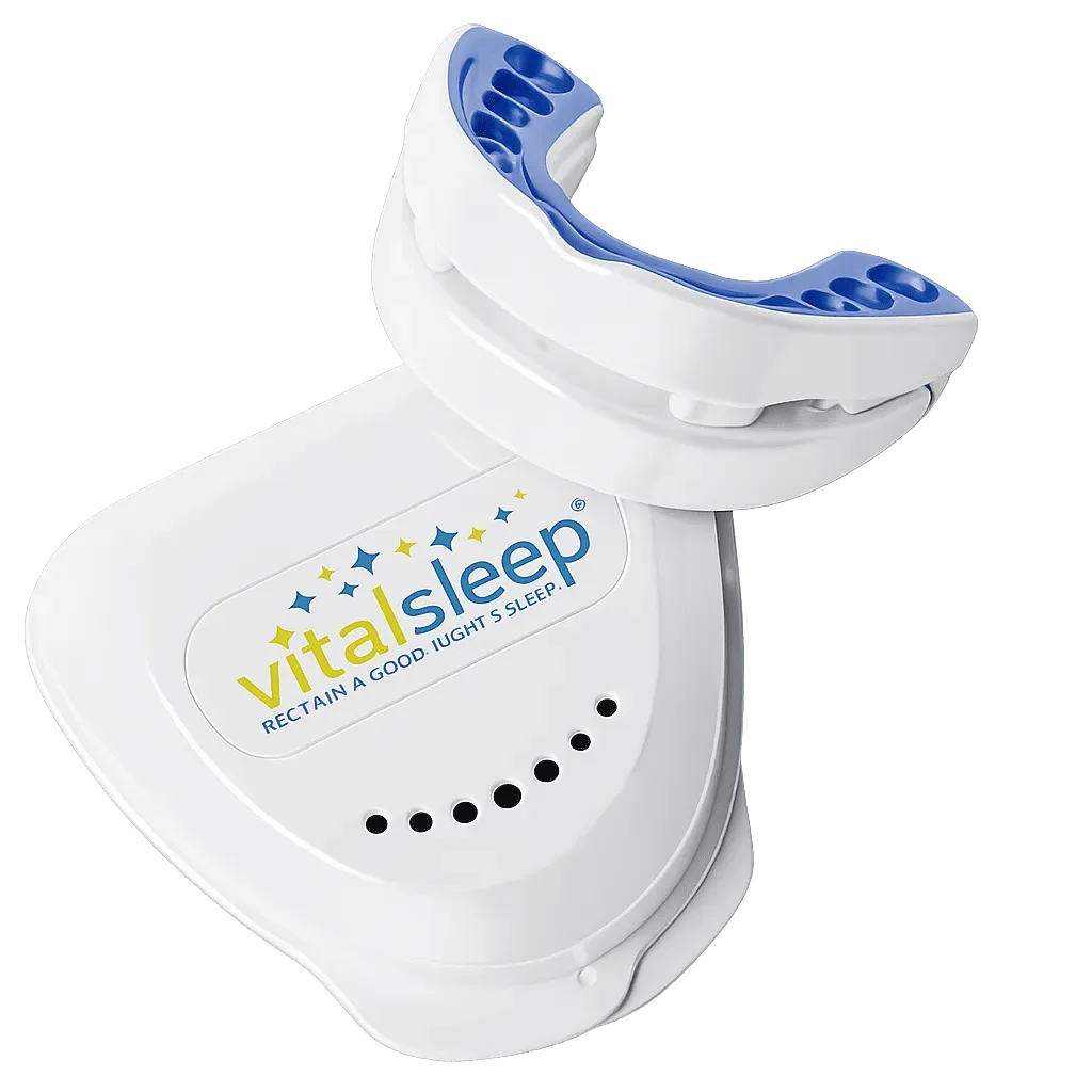 VitalSleep adjustable anti-snoring mouthpiece and storage case