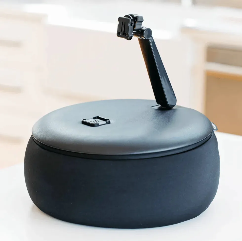 Soft Gaming Pillow with its ball socket mount and extra mounting point
